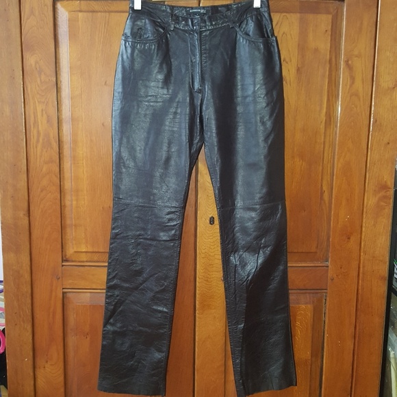 kenneth cole leather pants